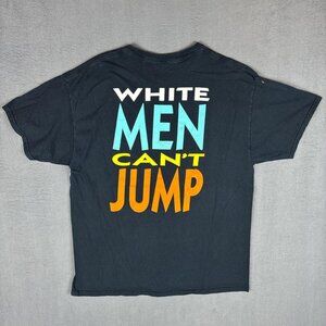 White Men Can’t Jump Tee Black Movie Graphic Y2K Vintage Style Streetwear
